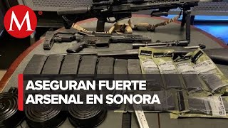 En Sonora, agentes de aduanas interceptan cargamento de armas destinado a grupos delictivos