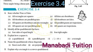 8th Class Maths Chapter 3 Understanding Quadrilateral Doovi