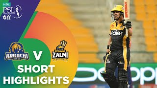 Short Highlights | Karachi Kings vs Peshawar Zalmi | Match 24 | HBL PSL 6 | MG2T