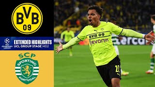 Dortmund vs. Sporting: Extended Highlights | UCL Group Stage MD 2 | CBS Sports Golazo