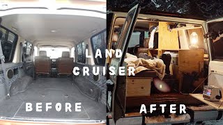 Dream car Land Cruiser converted into camper