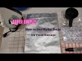 Apartment Prepper Mylar Bag Video