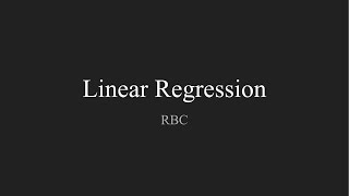 [Python Projects] Linear Regression Part 1