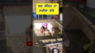 ਲਵ ਮੈਰਿਜ ਦਾ ਨਤੀਜਾ ਦੇਖੋ || #shorts