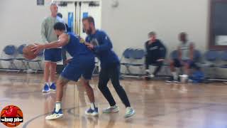 Steph Curry Step Back Shooting Training Workout At Warriors Practice. HoopJab NBA