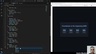 Build a Countdown Timer to 2026 using HTML, CSS & JavaScript | Beginner Web Project