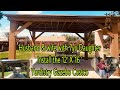 Yardistry 12’  x 16’ wood gazebo with Aluminum roof Costco || using timelapse