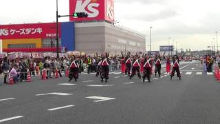 輝翔連　　ちばYOSAKOI2012・日曜日　　市原メイン審査パレード