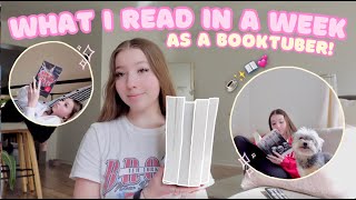 reading vlog 💞📖 REALISTIC what I read in a week [as a booktuber]