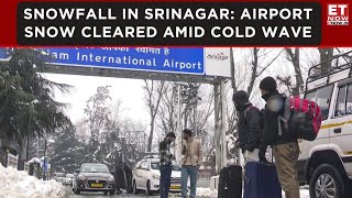 Heavy Snowfall in Srinagar: Border Road Organisation Clears Snow at Airport Amid Cold Wave |Top News