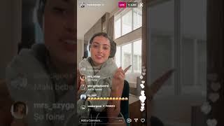 Malu Trevejo ig live September 06 2021