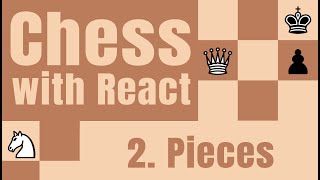 Create a chess game with react - Part 02 - Pieces