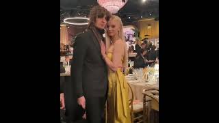 Anya Taylor-Joy and Malcolm Mcrae at the Golden Globes awards 2023! 💛 