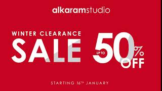 Alkaram Studio - Winter Clearance Sale 2021