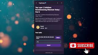 Top Layer 2 Solutions Revolutionizing Ethereum Today | Part 6 | Tapswap Code