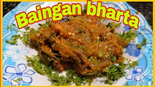 Baingan ka bharta | smoky eggplant stir fry mash| ಬದನೆಕಾಯಿ ಭರ್ತಾ - soniya's food Palace