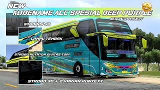 #share KODENAME ACC SPESIAL DEEP PURPLE 👾👾 || JB3 DANZ PROJECT || BUSSID V4.2