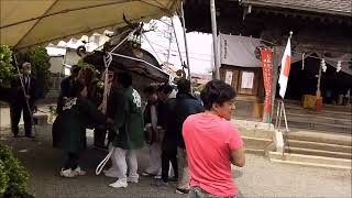 2023　4月2日　　平塚市 入野  八坂神社 例大祭