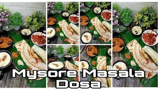 Mysore Masala Dosa Recipe.. Morning Breakfast South Indian Recipe.|| SMITA KITCHEN CRAFT ||