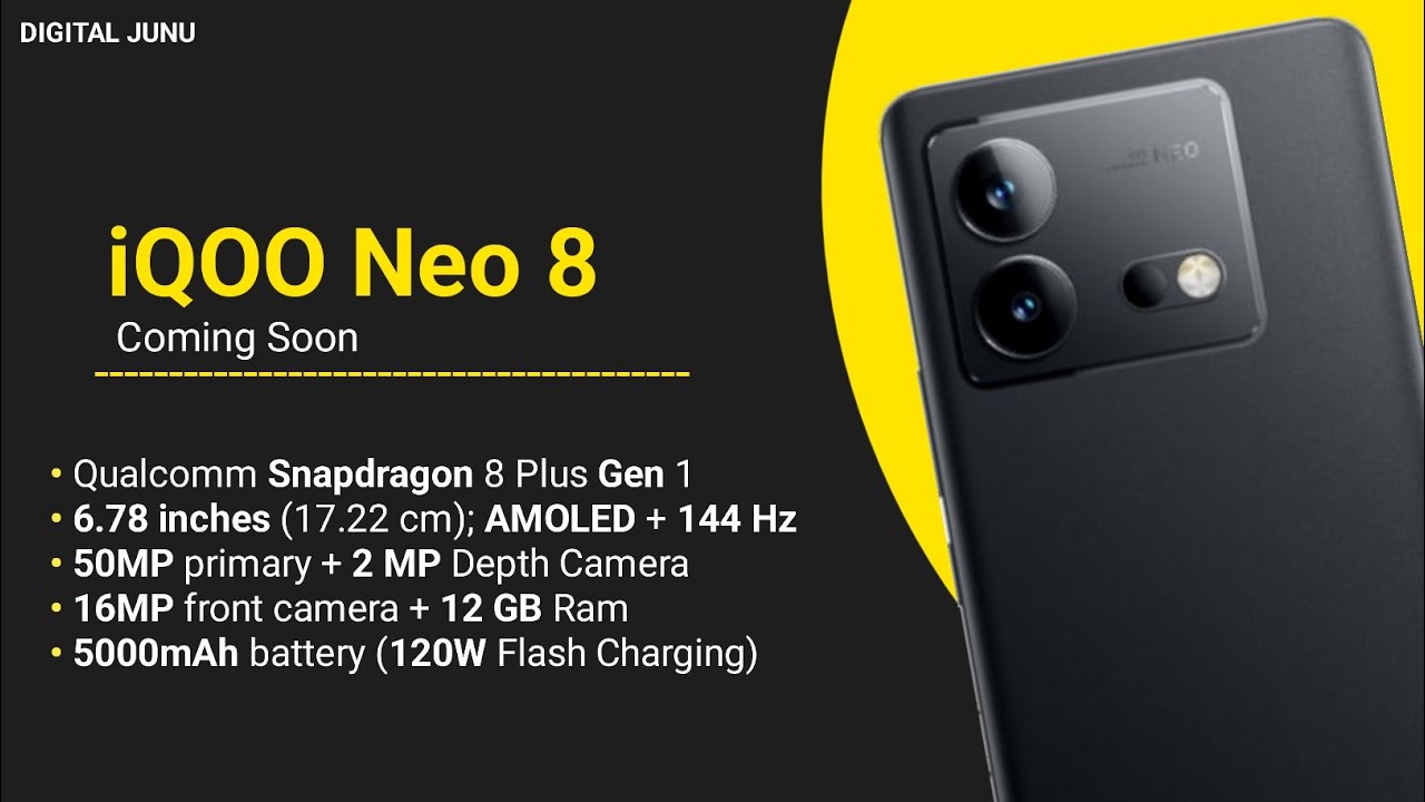 What To Expect: IQOO Neo 8 Launch Date, Specs & Price 🔥 - YouTube