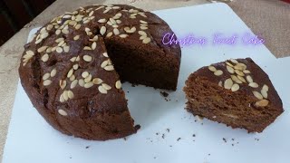 Eggless Christmas fruit cake  | Healthy plum cake with wheat flour and jaggery | No alcohol