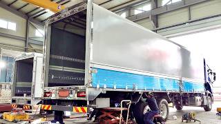 How to Make a Special Double Wing Door Truck by Korean Box Truck Factory