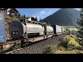 hd brennerbahn lokomotion u0026 mrce vectron anfahrt in steigung mit klv zug bei st. jodok