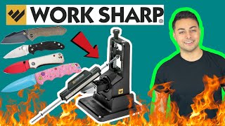How I get Razor Sharp Edges On A Budget | Work Sharp Precision Adjust Knife Sharpening Gadget Review
