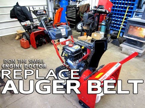 Snowblower Auger Belt Replacement On Troy-bilt/Cub Cadet/Yardworks & MTD Snowblower Auger Belt Replacement On Troy-bilt/Cub Cadet/Yardworks & MTD