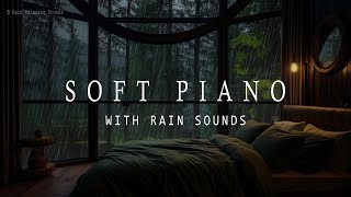 Soothing Forest Rain and Piano Harmony 🌧️🌿 Fall Asleep Peacefully with Nature's Melody 🎹💤