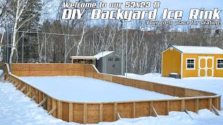 DIY Backyard Ice Rink