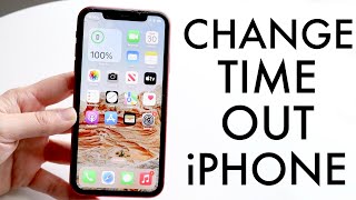 How To Change How Long iPhone Stays On!