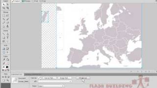 Flash + Fireworks CS4 Tutorial [HQ] - Interactive Map Button Menu Interface