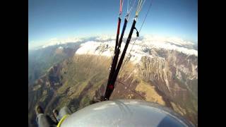 Paragliding Slovenia. Socca valley (Tolmin): Kobala to Stol and back