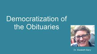 About Reading Obituaries