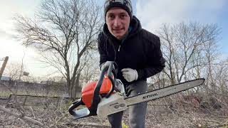 STIHL MS 170 se accelerează dar moare in lemn!