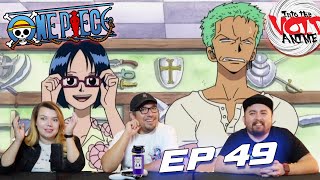 One Piece E49 Reaction & Discussion Kitetsu and Yubashiri Zoro's New Swords and Woman Sergeant Major