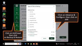 Windows | How to configure Backup