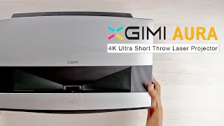 XGIMI AURA 4K Ultra Short Throw Laser Projector | Unboxing \u0026 Preview || Oliz Store