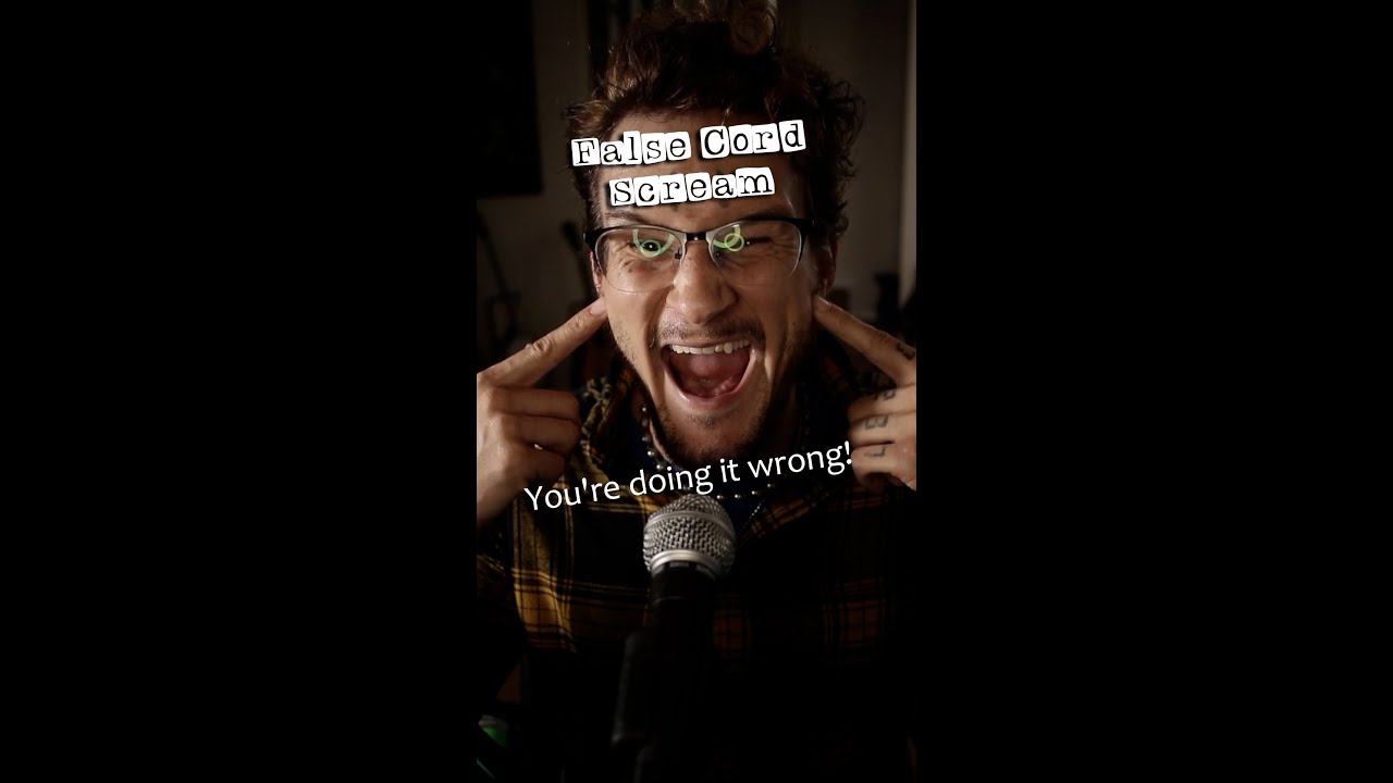 How To Actually False Cord Scream Youtube