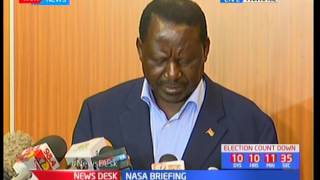 Raila Odinga reveals a signed letter on elections rigging