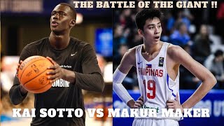 Makur Maker vs Kai Sotto