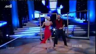 Dancing With The Stars 4 13ο Live Ηλίας Βρεττός \u0026 Κλώντια - Άννα Στόγια {19/1/2014}