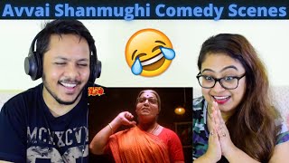Avvai Shanmughi Tamil Movie Comedy Scenes Reaction | part 01 | Kamal Haasan | Meena | Gemini Ganesan