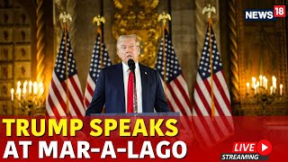 LIVE: Trump Makes A Announcement At Mar-A-Lago In Palm Beach | Trump News LIVE |USA | America | N18G