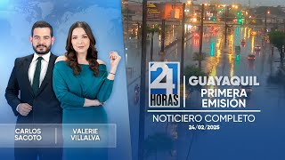 Noticiero de Guayaquil (Primera Emisión 24/02/2025)