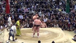 2017.3.24 大相撲 大関 照ノ富士 vs 横綱 鶴竜 【ガチ】