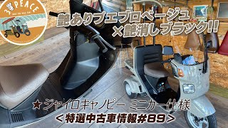 【売約済み】＜特選中古車情報#89＞4st ジャイロキャノピー・ミニカー仕様・艶ありプエブロベージュ×マットブラックのオールペイント車！byスリーピース（3peace）