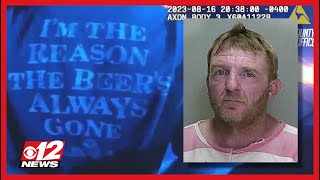 Florida man arrested for DUI wearing 'I'm the Reason the Beer's Always Gone' t-shirt