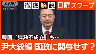 【尹大統領が戒厳令宣布】与党退場で弾劾不成立“政局混迷”秩序破壊で内乱罪の適用は【日曜スクープ】(2024年12月8日)